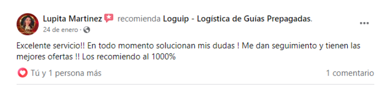 Testimonio del nuestro cliente sobre las Guías Prepagadas